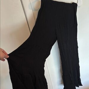 Flowy Black Women's Pants